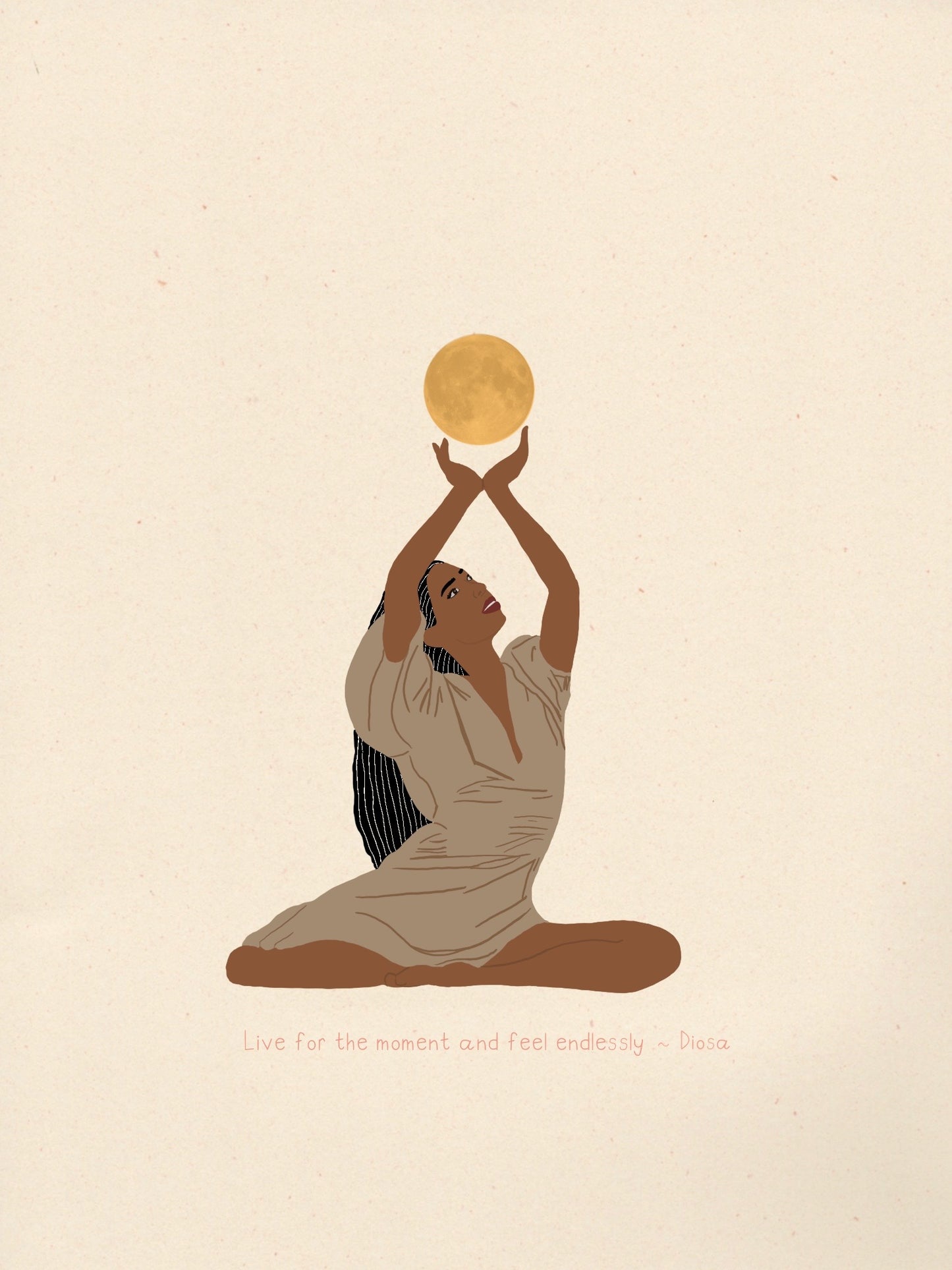 Live for the moment - Print