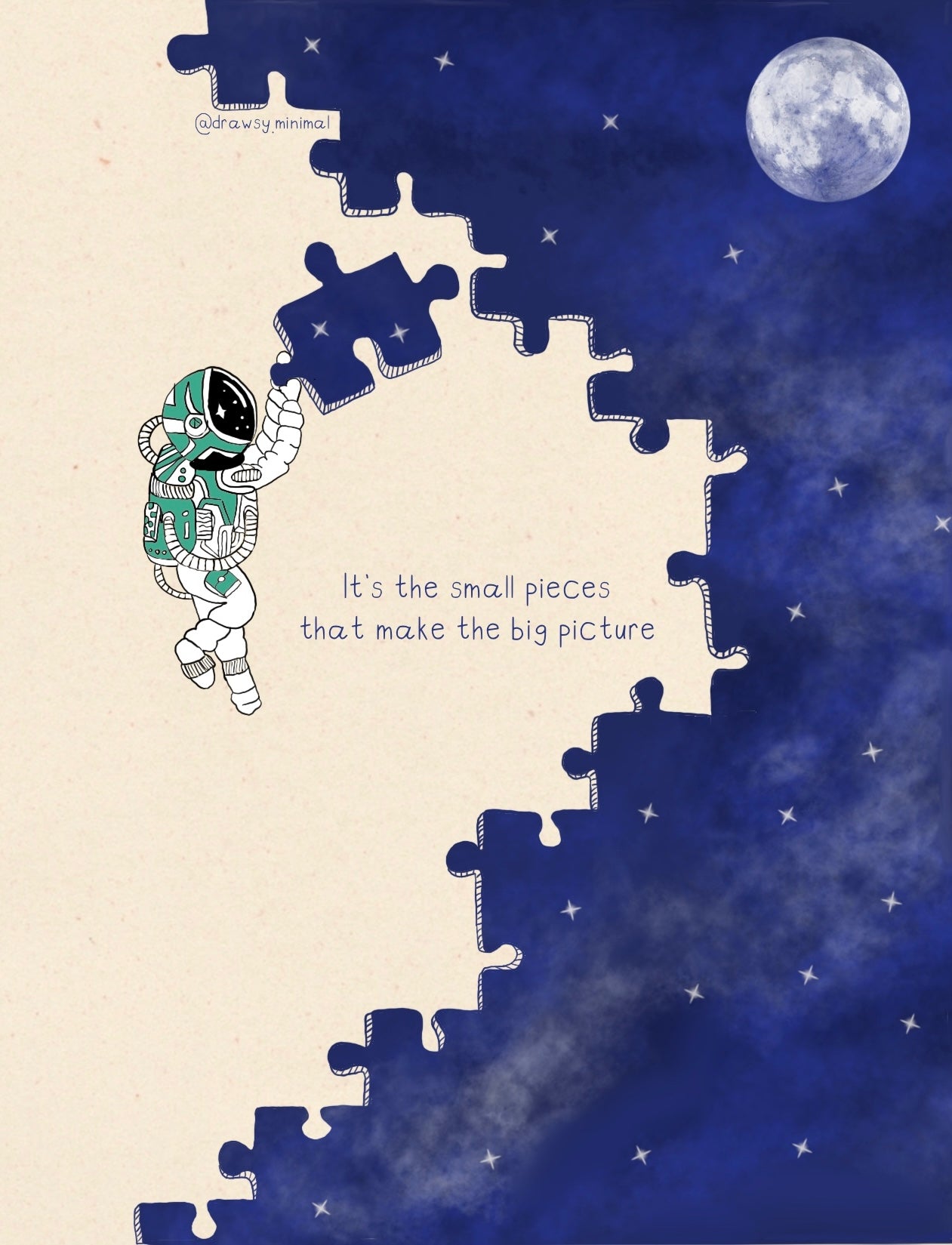 Small pieces - Print