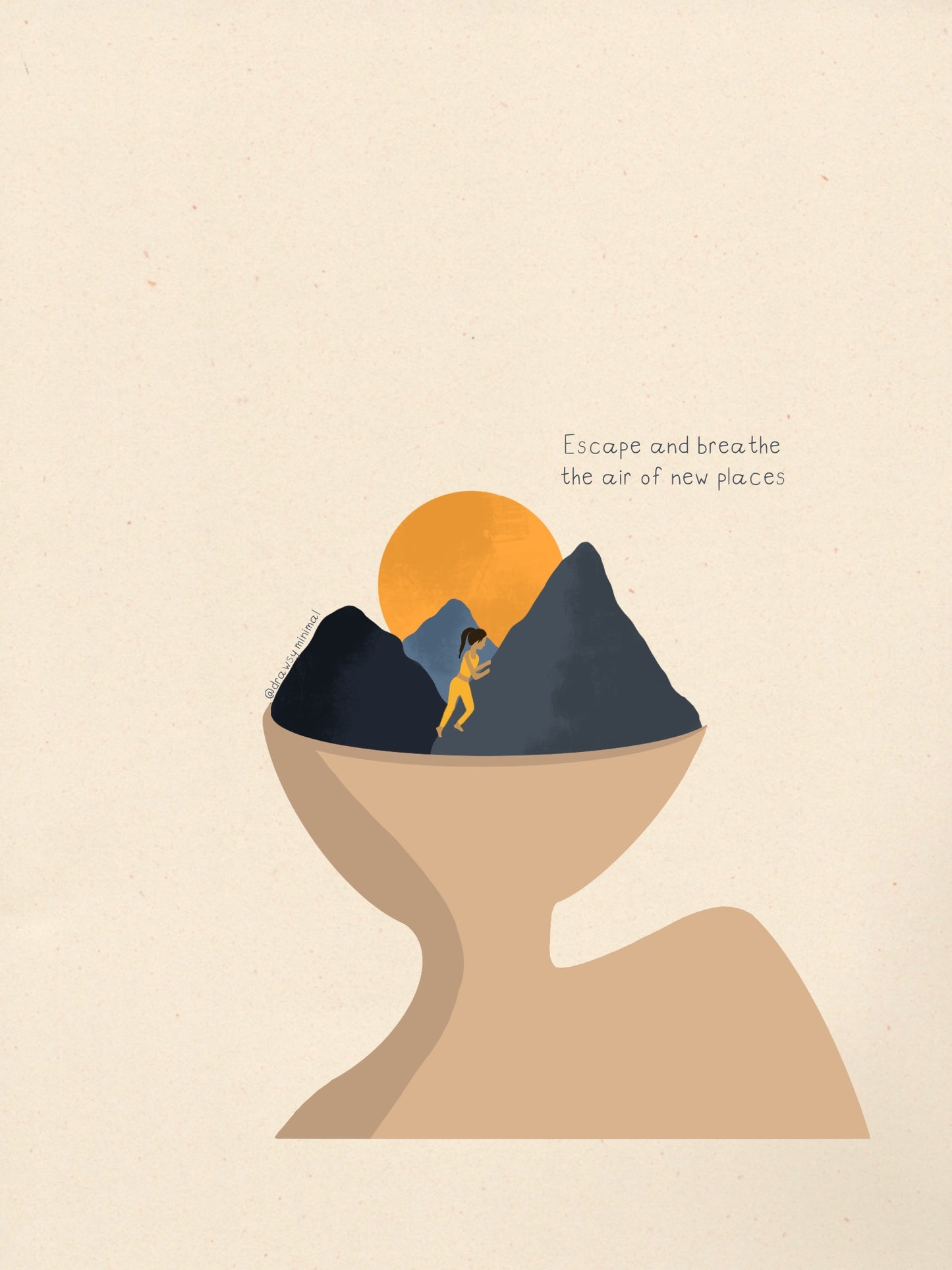 Escape and breath - Print