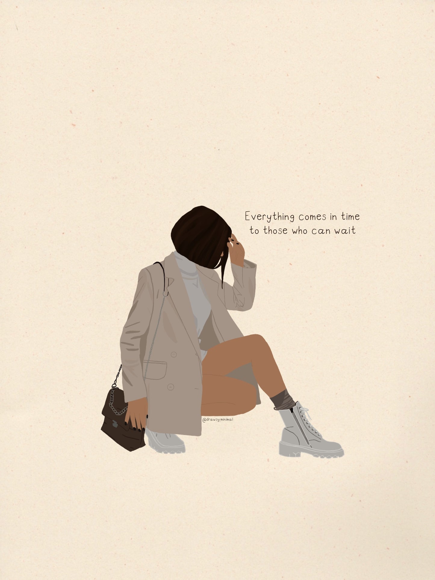 Who can wait - Print