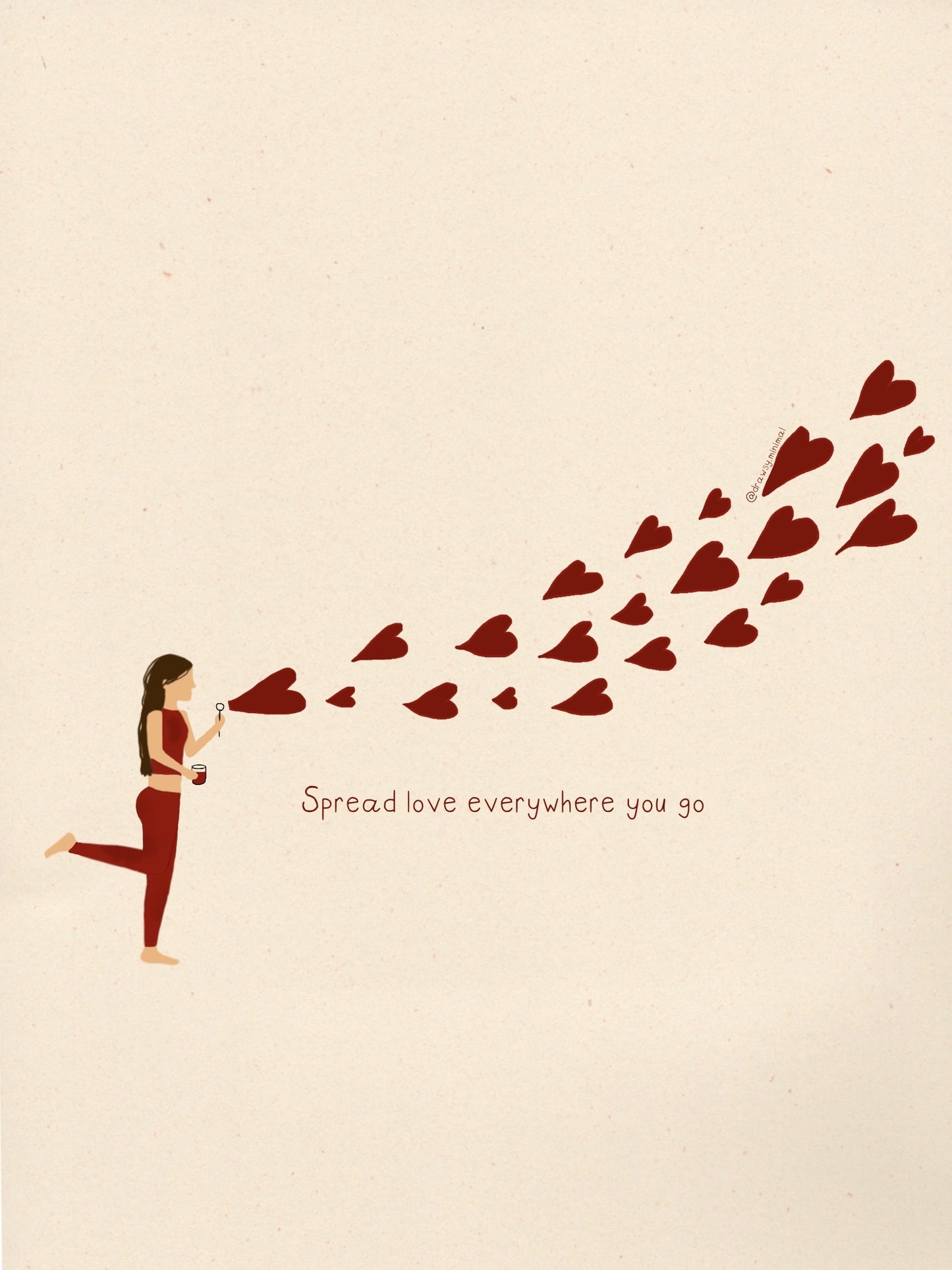 Spread love - Print