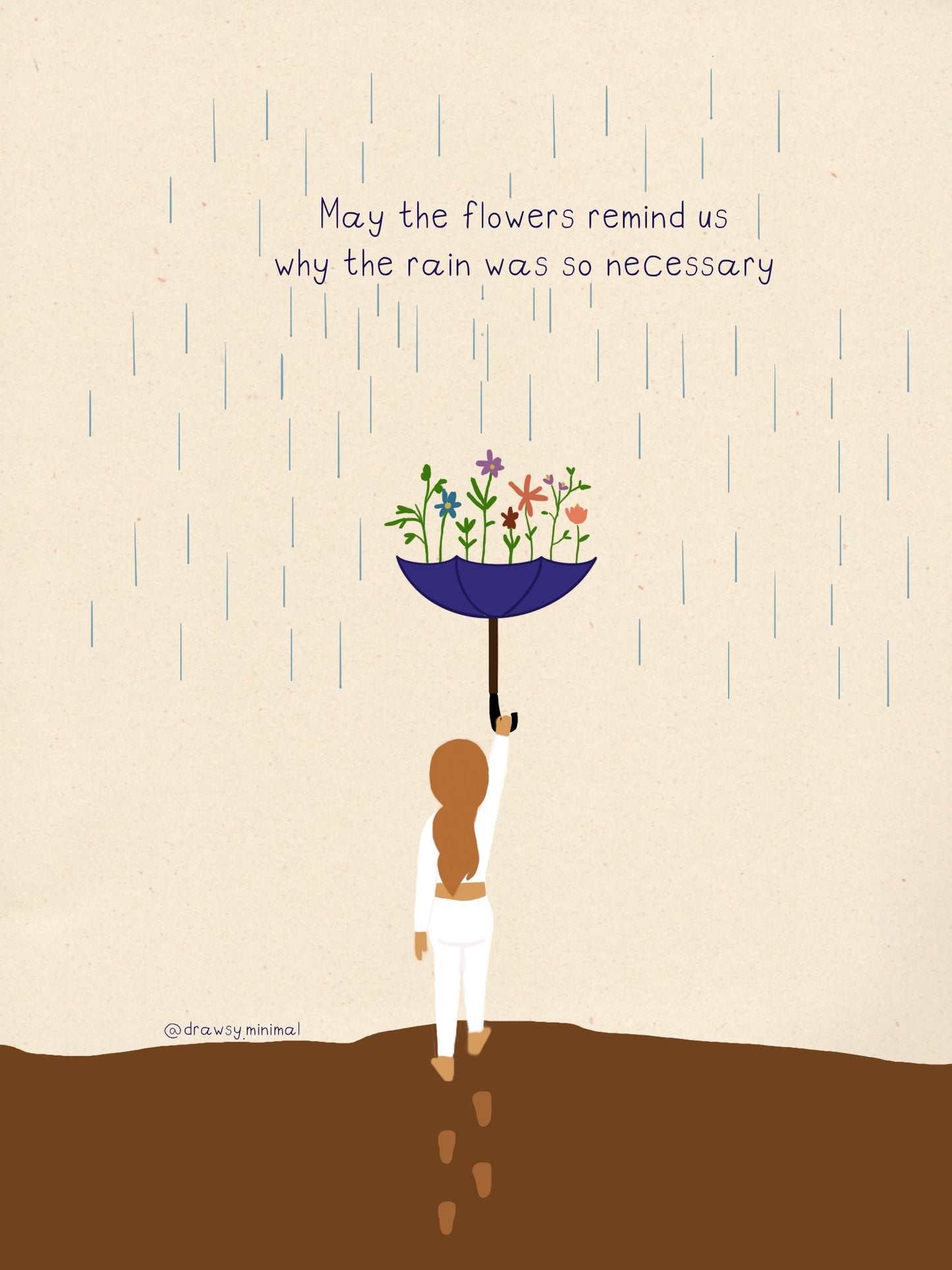 Flowers remind us - Print