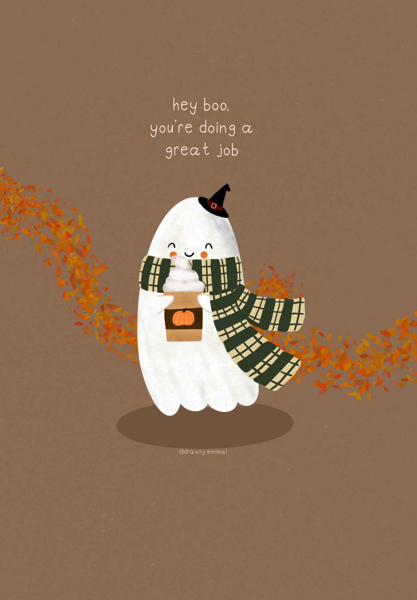 Hey boo - Print