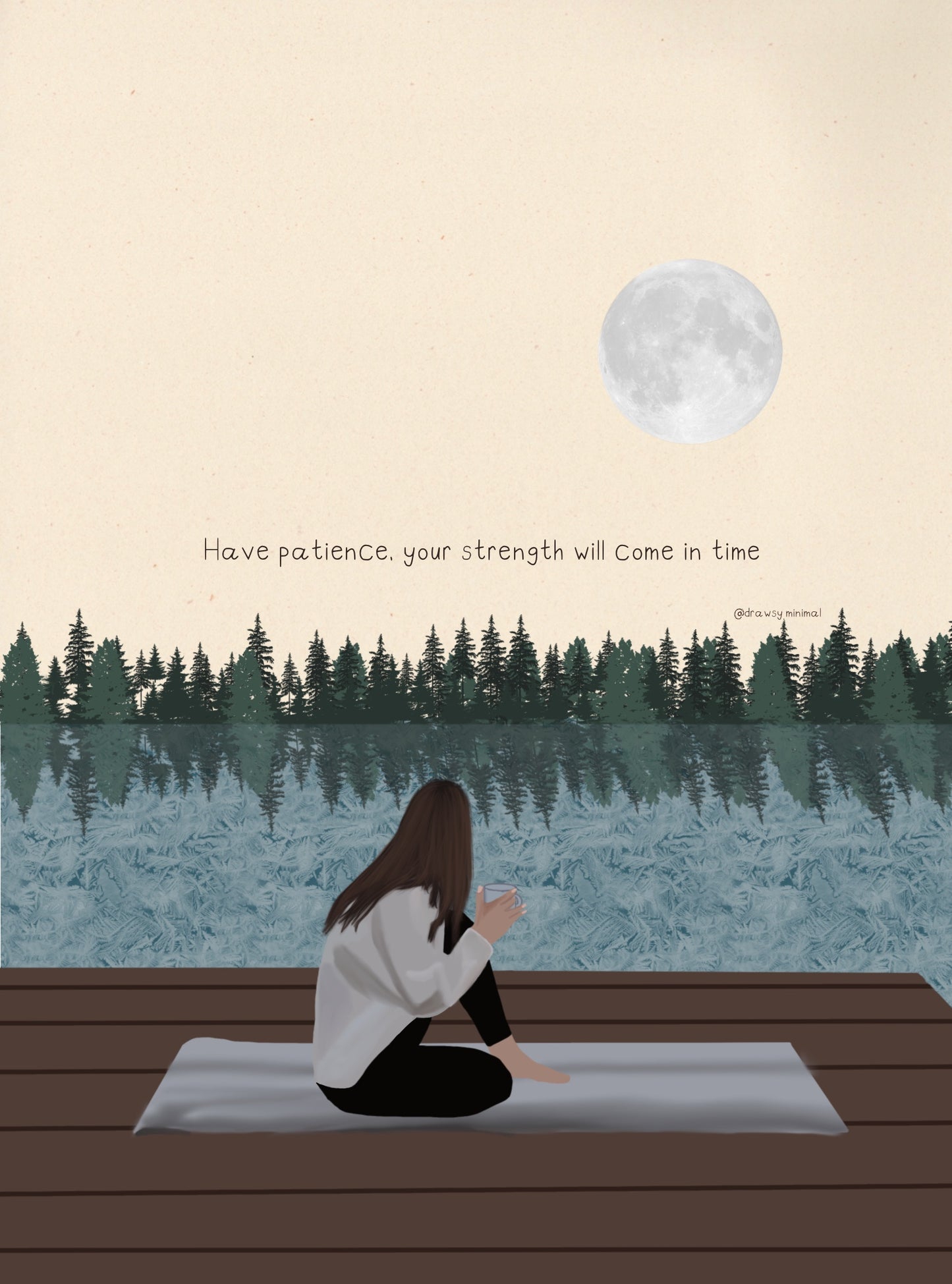 Strength will come in time - Print