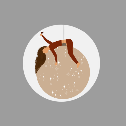 Christmas and wine - Sticker