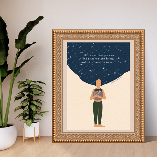 Grateful for you - Print