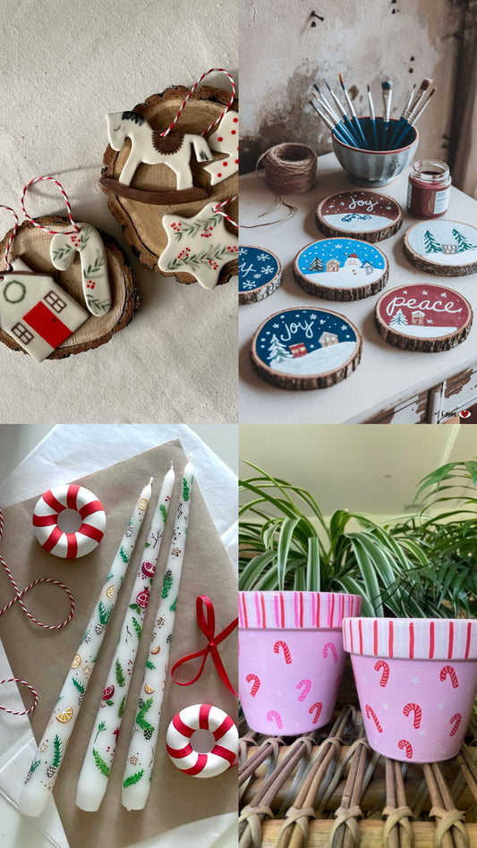 🎄 Karácsonyi diy dekoráció készítő workshop