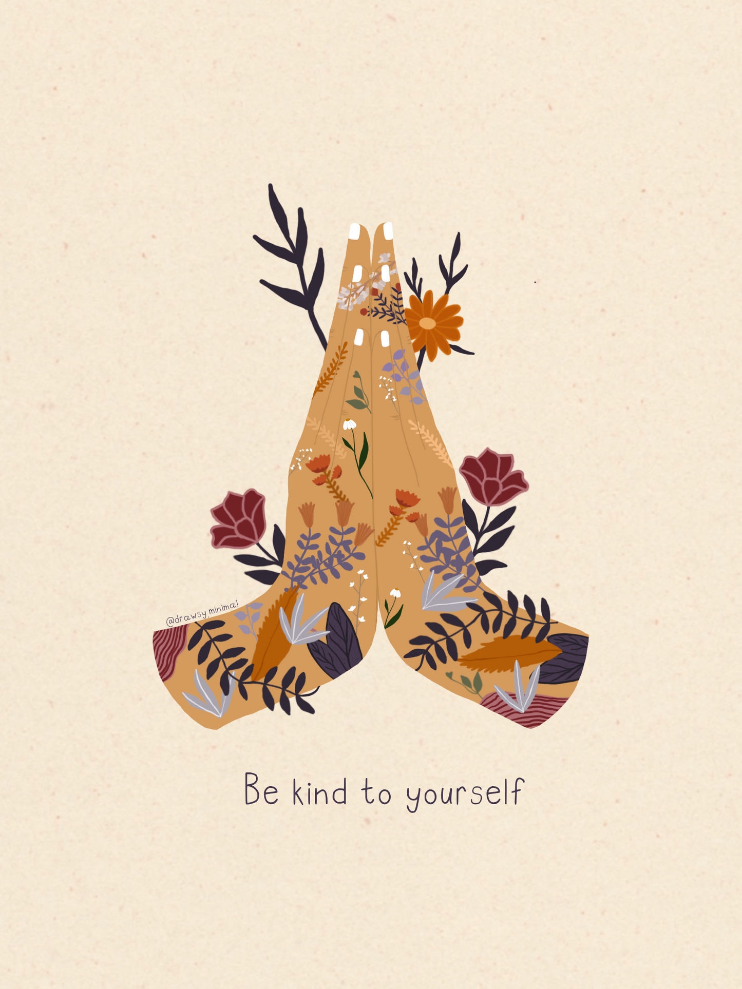 Kind to yourself - Print