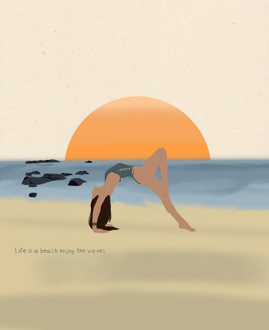 Life is a beach - Print (A4)