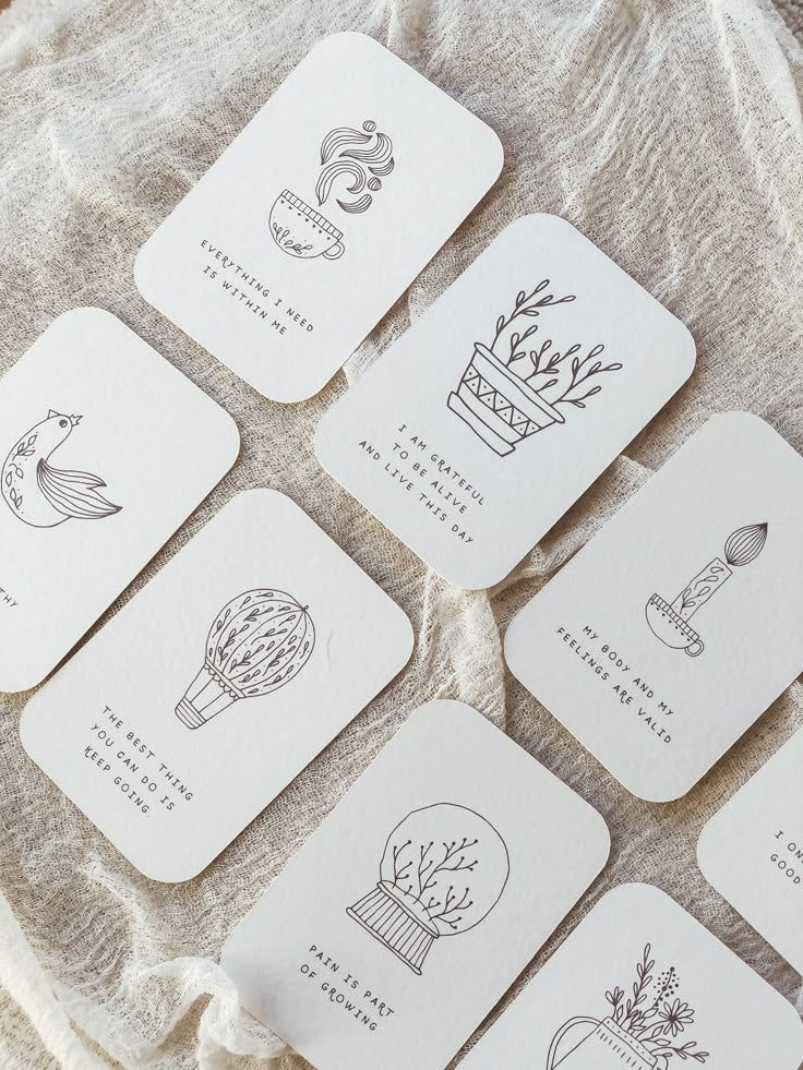🧡 Inspirációk kártyacsomag – Alkoss saját erőkártyákat