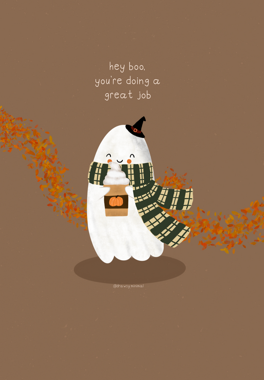 Hey boo - Print